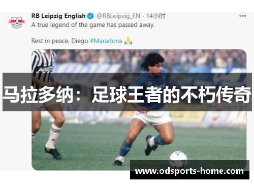 马拉多纳：足球王者的不朽传奇