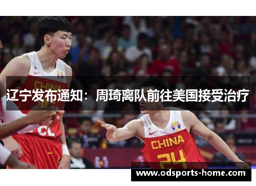 辽宁发布通知：周琦离队前往美国接受治疗